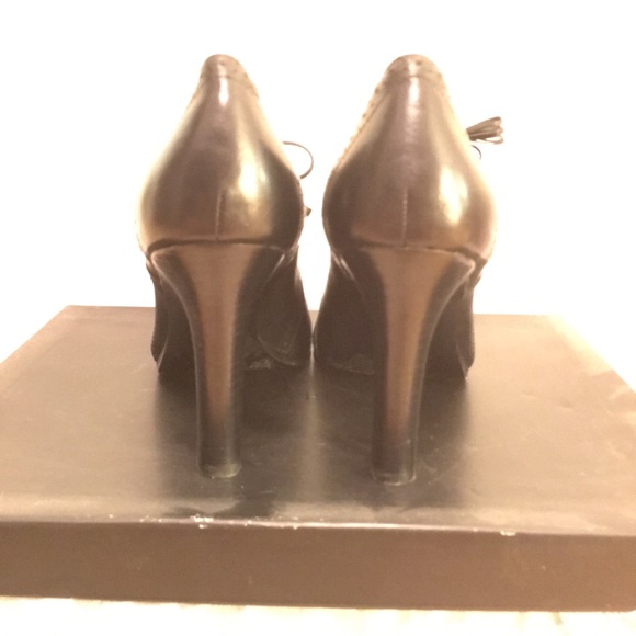 Preowned Banana Republic leather Oxford booties - Picture 7 of 8